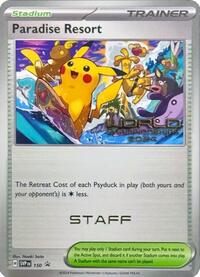 Paradise Resort (World Championships 2024) [Staff] (150) [SV: Scarlet & Violet Promo Cards]