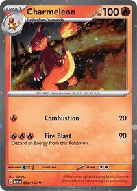 Charmeleon - 005/165 (Cosmos Holo) (005/165) [Miscellaneous Cards & Products]