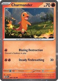 Charmander - 004/165 (Cosmos Holo) (004/165) [Miscellaneous Cards & Products]