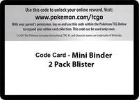 Code Card - Mini Binder 2 Pack Blister [SM - Guardians Rising]
