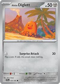 Alolan Diglett (122/191) [SV08: Surging Sparks]