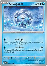 Cryogonal (047/191) [SV08: Surging Sparks]