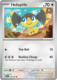 Helioptile (154/191) [SV08: Surging Sparks]