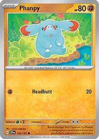Phanpy (102/191) [SV08: Surging Sparks]