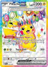 Pikachu ex - 219/191 (219/191) [SV08: Surging Sparks]
