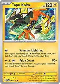 Tapu Koko (065/191) [SV08: Surging Sparks]