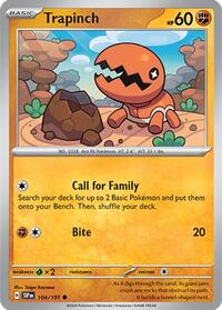 Trapinch (104/191) [SV08: Surging Sparks]