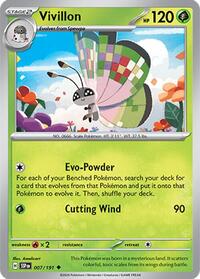 Vivillon - 007/191 (007/191) [SV08: Surging Sparks]