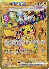 Pikachu ex - 247/191 (247/191) [SV08: Surging Sparks]