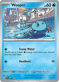 Wooper - 155 (155) [SV: Scarlet & Violet Promo Cards]
