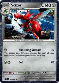 Scizor - 141/197 (Cosmos Holo) (141/197) [Miscellaneous Cards & Products]