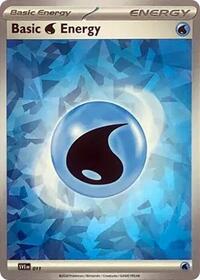 Basic Water Energy (Cracked Ice Holo) (011) [SVE: Scarlet & Violet Energies]
