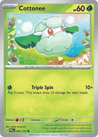 Cottonee (007/131) [SV: Prismatic Evolutions]