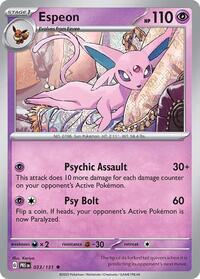 Espeon (033/131) [SV: Prismatic Evolutions]