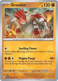 Groudon (049/131) [SV: Prismatic Evolutions]