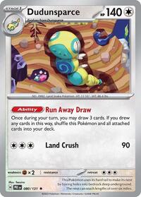 Dudunsparce (080/131) [SV: Prismatic Evolutions]