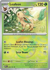 Leafeon (Poke Ball Pattern) (005/131) [SV: Prismatic Evolutions]