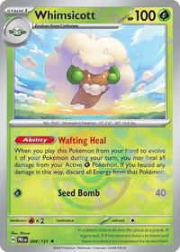 Whimsicott (Poke Ball Pattern) (008/131) [SV: Prismatic Evolutions]