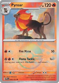 Pyroar (Poke Ball Pattern) (016/131) [SV: Prismatic Evolutions]