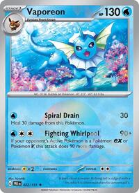 Vaporeon (Poke Ball Pattern) (022/131) [SV: Prismatic Evolutions]
