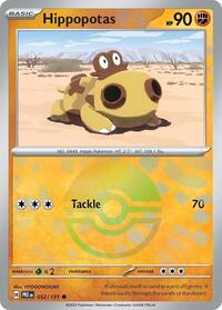 Hippopotas (Poke Ball Pattern) (052/131) [SV: Prismatic Evolutions]