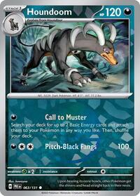 Houndoom (Poke Ball Pattern) (063/131) [SV: Prismatic Evolutions]