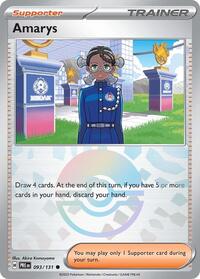Amarys - 093/131 (Poke Ball Pattern) (093/131) [SV: Prismatic Evolutions]