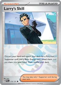 Larry's Skill (Poke Ball Pattern) (115/131) [SV: Prismatic Evolutions]