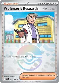 Professor's Research [Professor Oak] (Poke Ball Pattern) (122/131) [SV: Prismatic Evolutions]