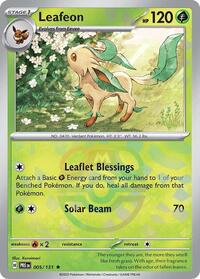 Leafeon (Master Ball Pattern) (005/131) [SV: Prismatic Evolutions]