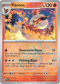 Flareon (Master Ball Pattern) (013/131) [SV: Prismatic Evolutions]