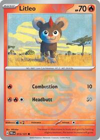 Litleo (Master Ball Pattern) (015/131) [SV: Prismatic Evolutions]
