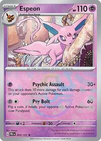 Espeon (Master Ball Pattern) (033/131) [SV: Prismatic Evolutions]