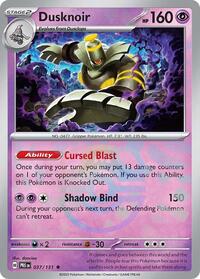 Dusknoir (Master Ball Pattern) (037/131) [SV: Prismatic Evolutions]