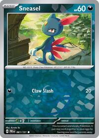 Sneasel (Master Ball Pattern) (061/131) [SV: Prismatic Evolutions]