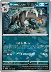 Houndoom (Master Ball Pattern) (063/131) [SV: Prismatic Evolutions]