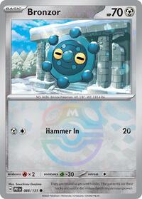 Bronzor (Master Ball Pattern) (066/131) [SV: Prismatic Evolutions]