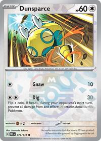 Dunsparce (Master Ball Pattern) (079/131) [SV: Prismatic Evolutions]