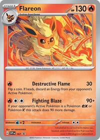 Flareon (Cosmos Holo) (167) [SV: Scarlet & Violet Promo Cards]