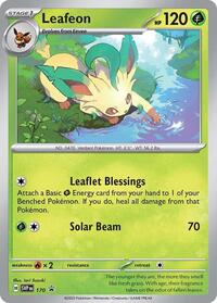 Leafeon (Cosmos Holo) (170) [SV: Scarlet & Violet Promo Cards]