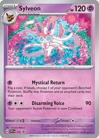 Sylveon (Cosmos Holo) (172) [SV: Scarlet & Violet Promo Cards]