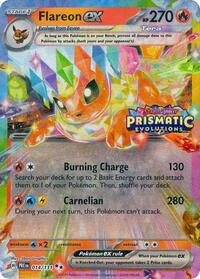 Flareon ex - 014/131 (Prismatic Evolutions Stamp) (014/131) [Miscellaneous Cards & Products]