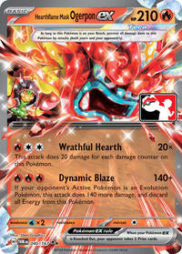 Hearthflame Mask Ogerpon ex (040/167) [Prize Pack Series Cards]