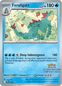 Feraligatr (Illustration Contest 2024) (213) [SV: Scarlet & Violet Promo Cards]