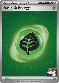 Basic Grass Energy (Cosmos Holo) (001) [Prize Pack Series Cards]
