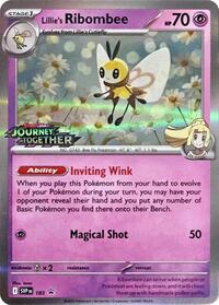 Lillie's Ribombee (Prerelease) (183) [SV: Scarlet & Violet Promo Cards]
