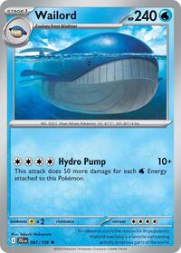 Wailord - 041/159 (041/159) [SV09: Journey Together]