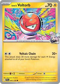 Iono's Voltorb (047/159) [SV09: Journey Together]