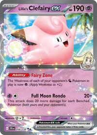 Lillie's Clefairy ex - 056/159 (056/159) [SV09: Journey Together]