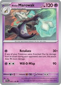 Alolan Marowak (057/159) [SV09: Journey Together]
